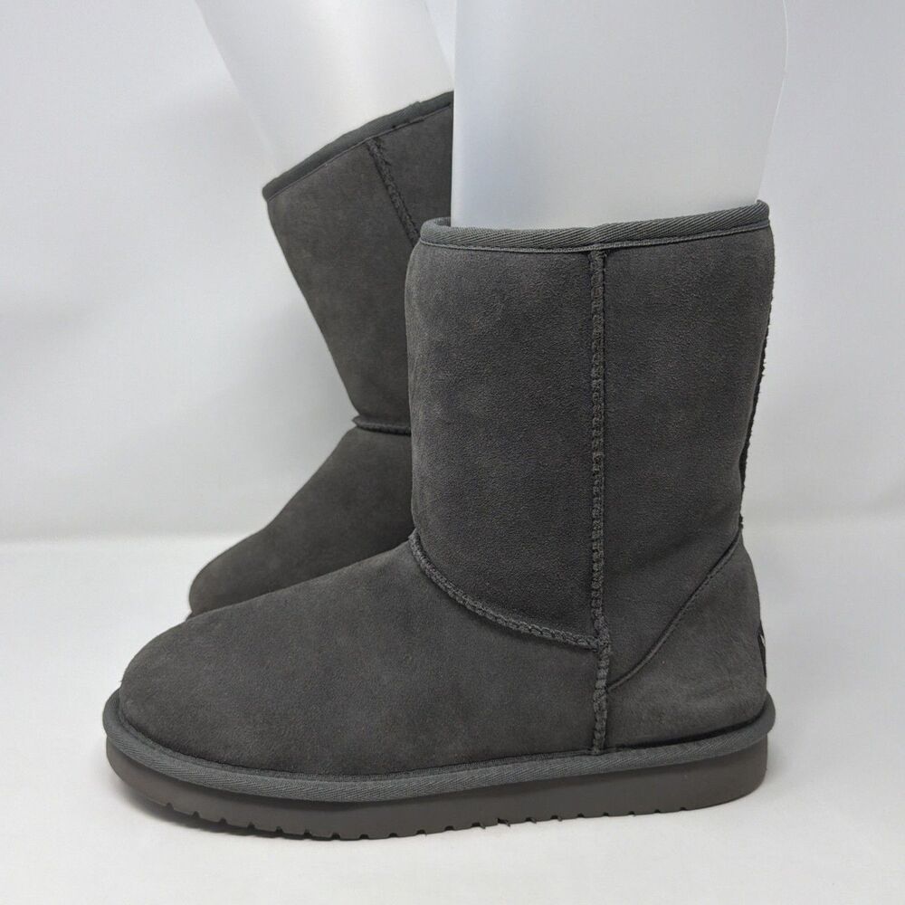 Koolaburra by UGG Koola Short Gray Suede Faux Shearling Boots Women’s 9